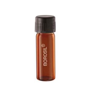 Amber Flat Bottom Bottle AI-52