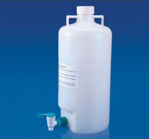 Aspirator bottle with stopcock PL-37